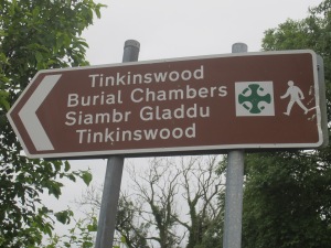 Sign with Cadw Symbol